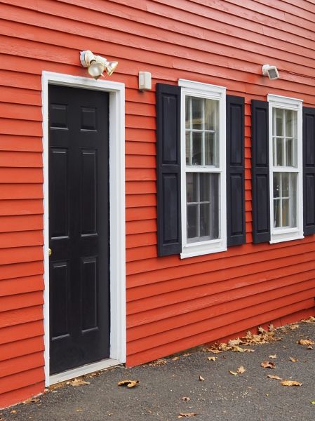 Red Vinyl Siding Installation in Pleasanton