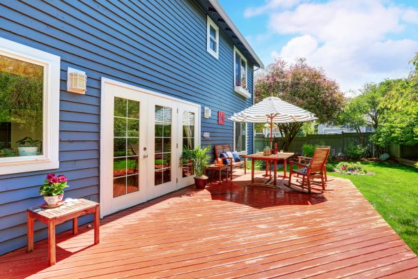 Blue Siding Installation in Pleasanton